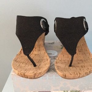 White mountain cork sandal